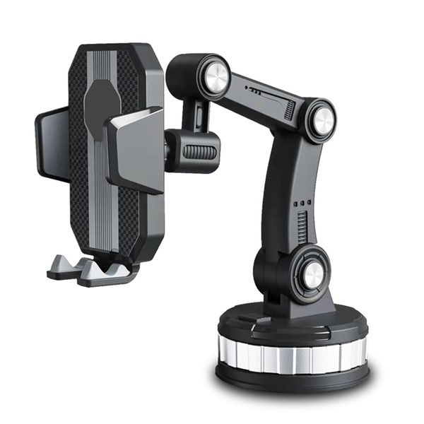 Universal Car Suction Phone Holder Robotic Arm Reinforced Cup Rotating