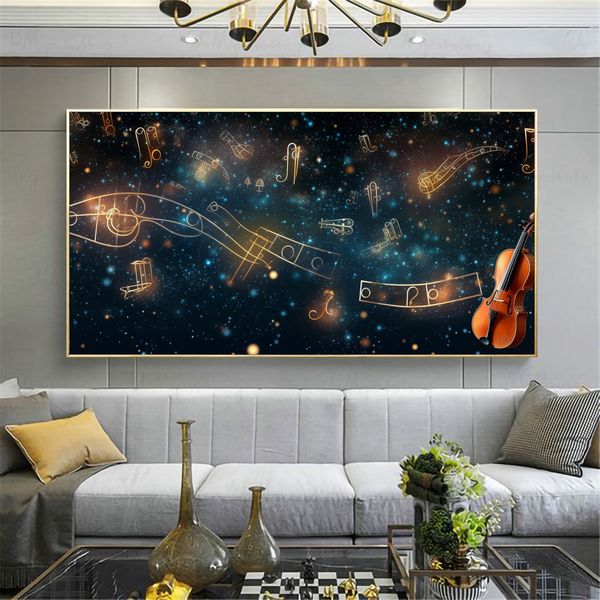 Canvas Wall Decor -Music Constellations - 0436