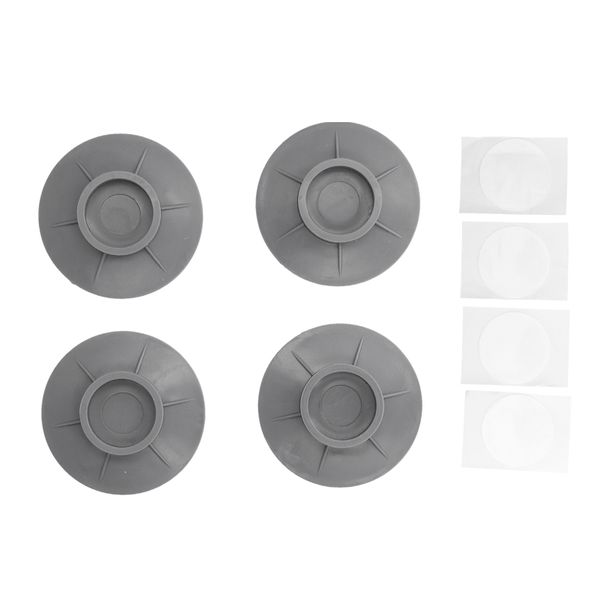 4 Pieces Suction Cup Feet Pads - Noise-reducing, anti-slip for washers