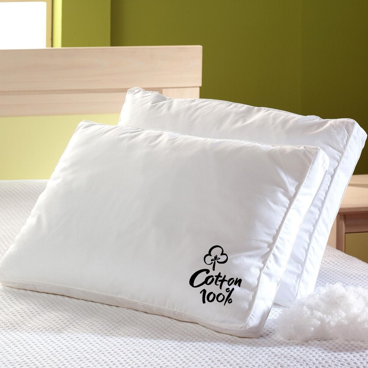 Luscious Living Pillows Sleep Solutions Gusset Panel Cotton