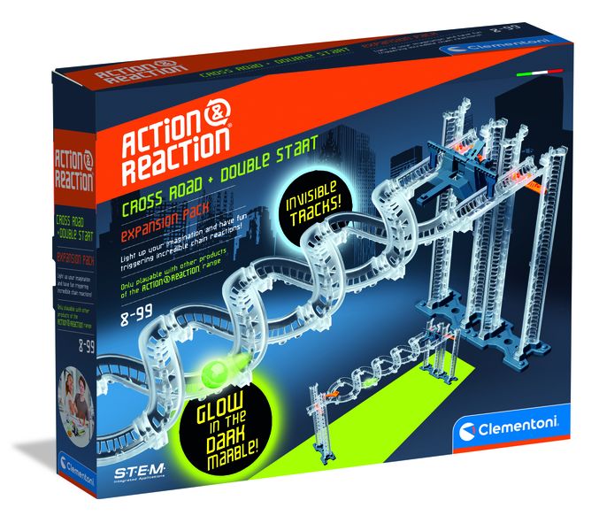 Clementoni Action and Reaction Cross Road Glow In The Dark