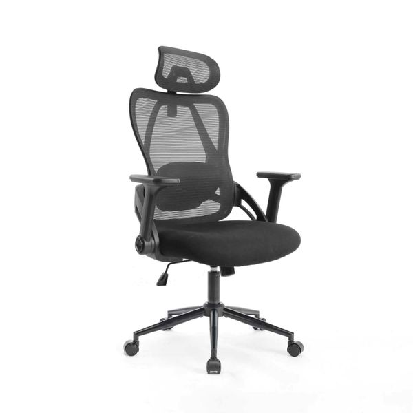 Ergonomic Hiback Deluxe Office Chair Ah632-Black