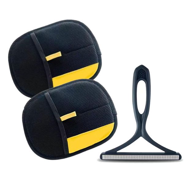 3-Piece Pet Hair &amp; Lint Remover Set, Ideal for Dogs &amp; Cats