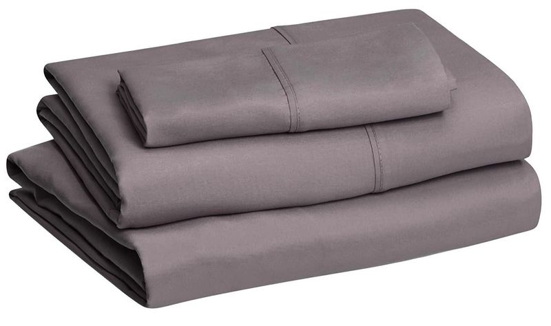 VickyD Premium 4 Piece Bed Sheet Set Egyptian Easy Iron -Charcoal