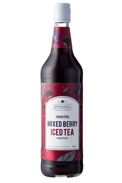 Dynastea Mixed Berry Sugar Free Ice Tea | 750ml Juice Cordial Drink Zero