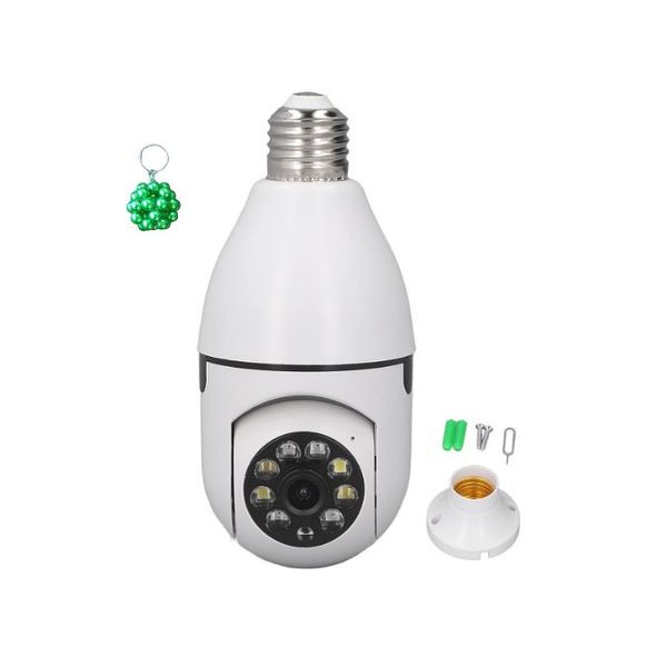 V720 E27 Bulb Wifi Camera FtyCamPro App And A Keyholder
