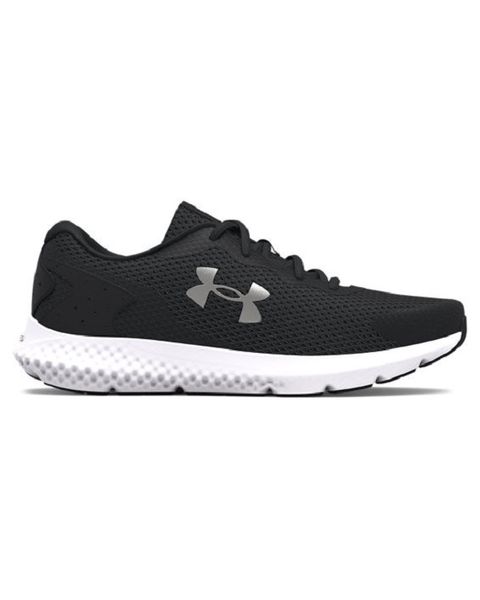 Under Armour - Women's Charged Rogue 3 Running Shoe- Black/Silver | Buy ...