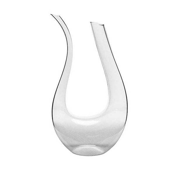U-Shaped Hand-Blown Wine Decanter