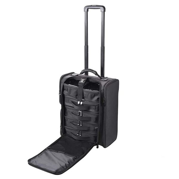 Large Capacity Makeup Trolley Suitcase with Wheels -Y229