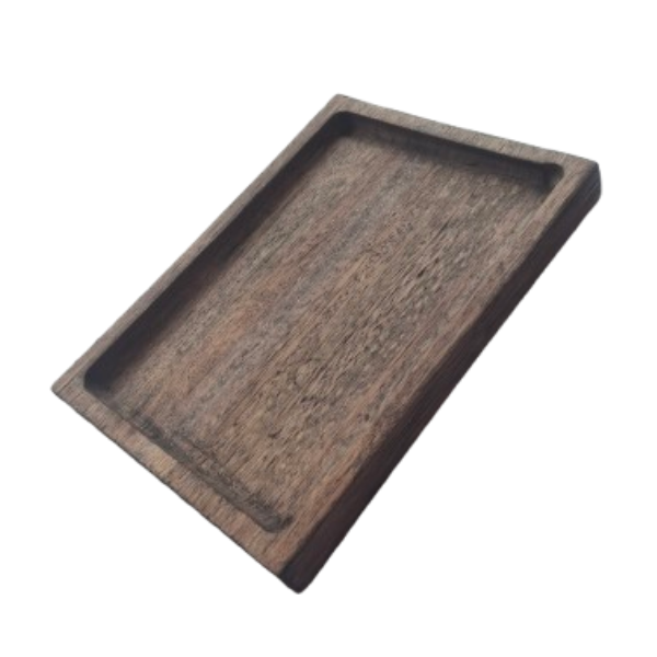 Solid Wood Multi-Purpose Tray Wooden Gift, Organizer, Serving, Rolling Tray