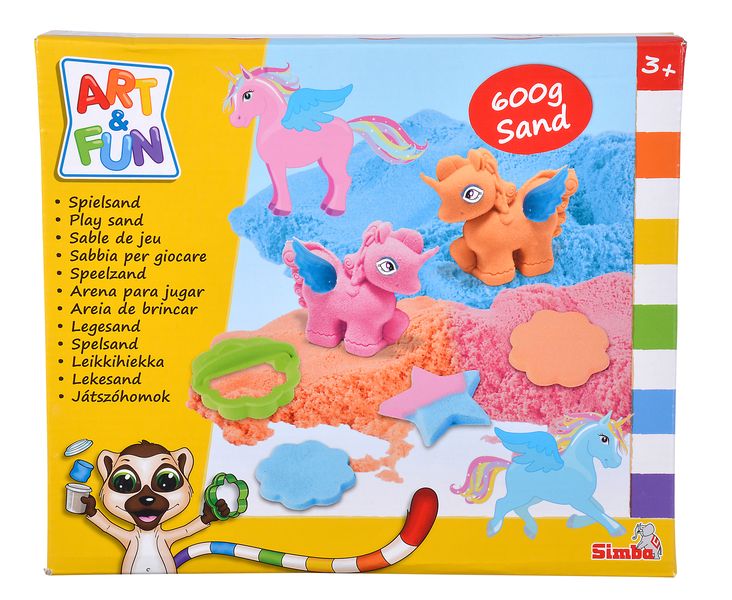 Art &amp; Fun Play Sand Set Unicorn