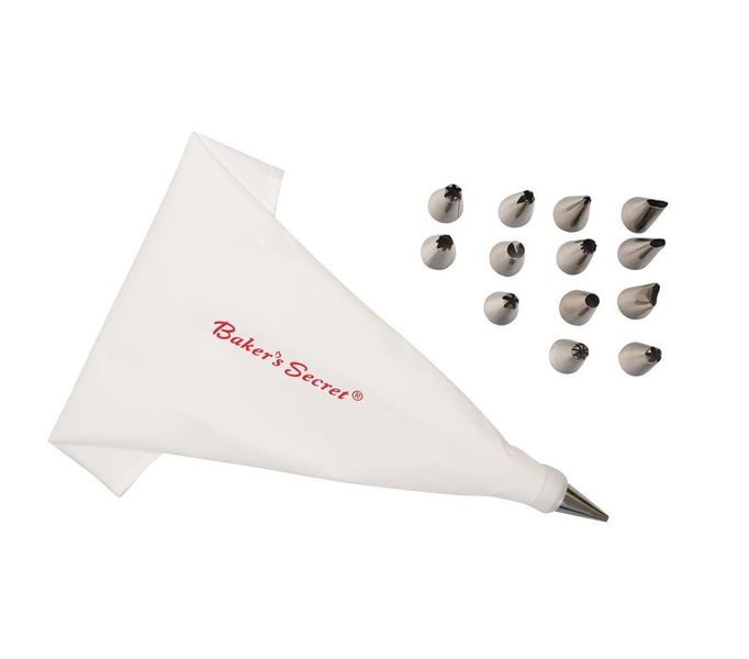 Baker's Secret 16Pcs Cake Decorating Set