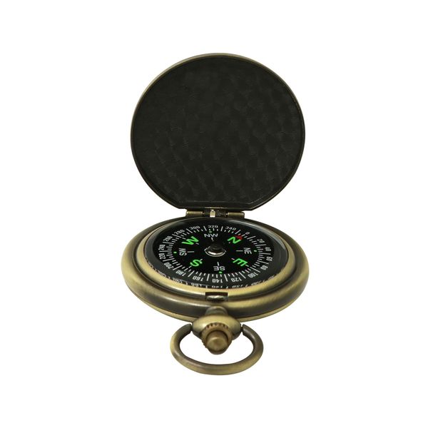 Retro Hiking Compass, Portable Antique Bronze Compass For Outdoor Use