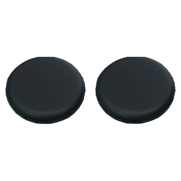 2PCS Round Bar Stool Cushion for 28-33cm Waterproof Bar Stool Covers Black