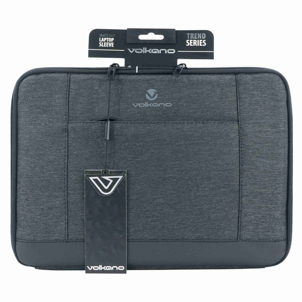 Volkano Trend 13.3"-14.1" Laptop Sleeve Grey - Slim &amp; Protective Case