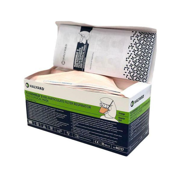 Halyard Face Mask - N95 Duckbill Mask - 70's (2 Boxes of 35)