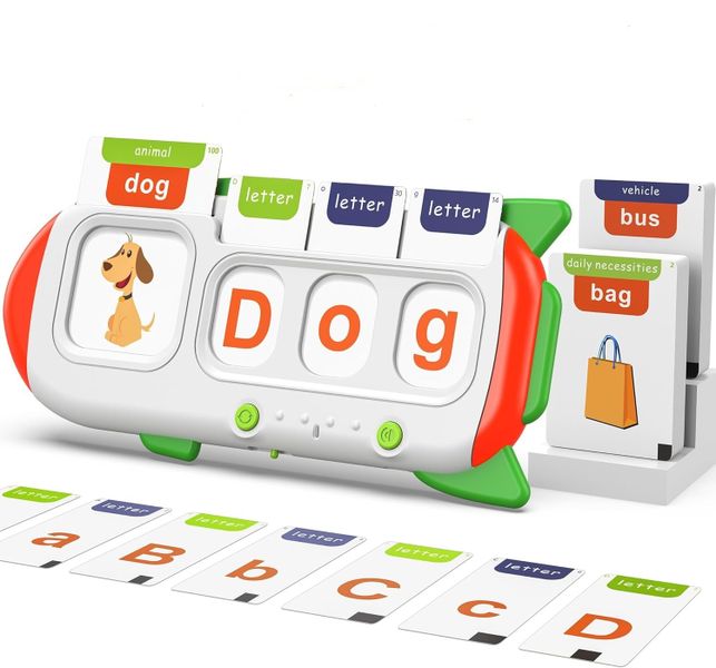 Alphabet Talking Flash Cards for Kids 3+ Years Old, Montessori Learning