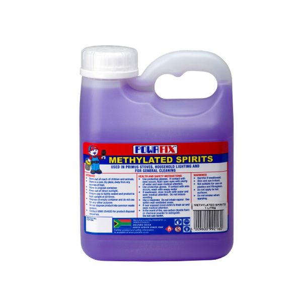 Bulk Pack x 12 Powafix Methylated Spirits 750ml