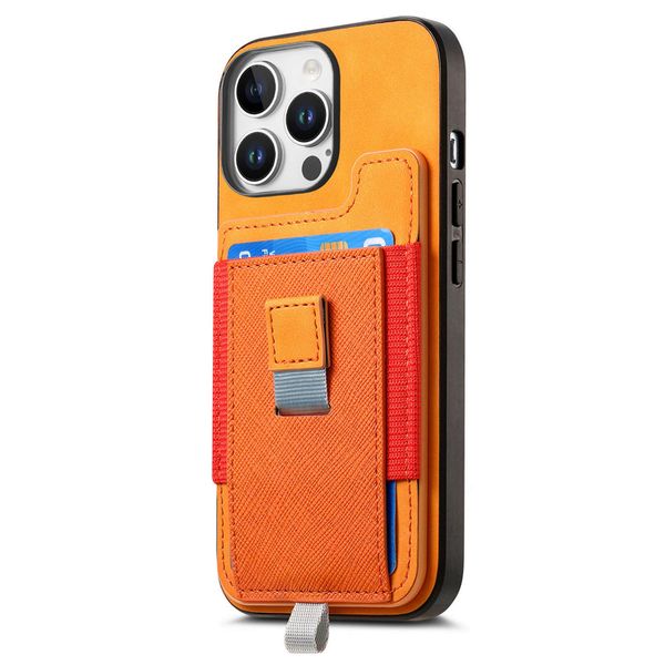 Magnetic Creative Pull-Out Card Phone Case Compatible with iPhone13 Pro Max