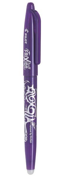 Pilot Frixion Ball Erasable Ballpoint Pen - Box of 12- Violet