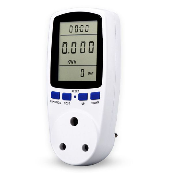 Blue Carbon Smart Power Meter Plug Energy Monitor with Overload Protection