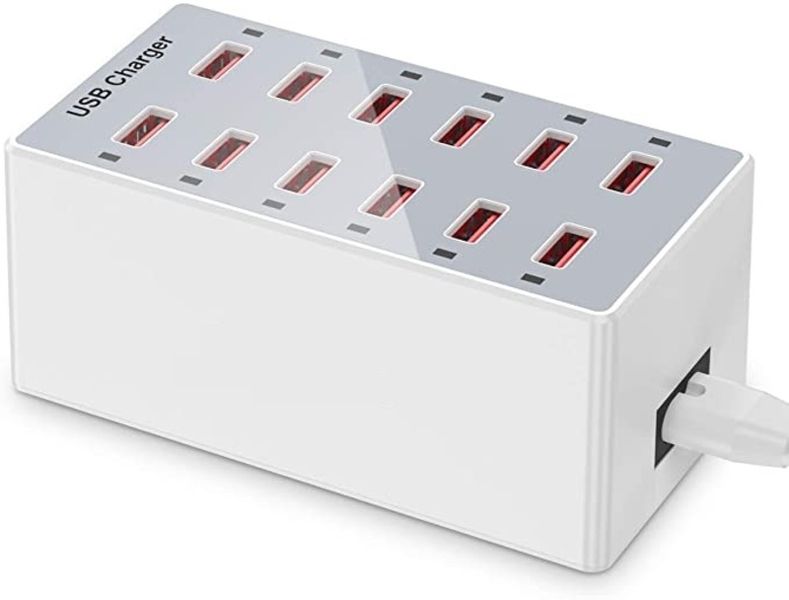 12-Ports USB Charging Station