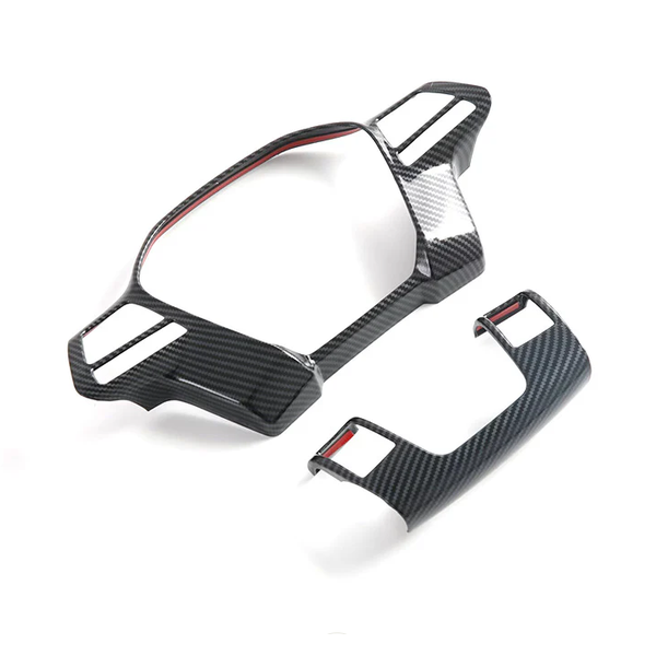 Motolab Steering Wheel Cover Trim Compatible with BYD SHARK - Carbon Fibre