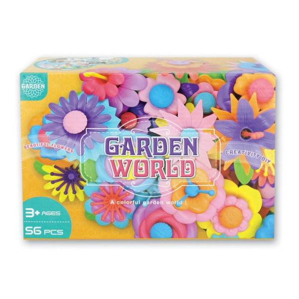 Garden World Flower Building Pretend Gardening Toy