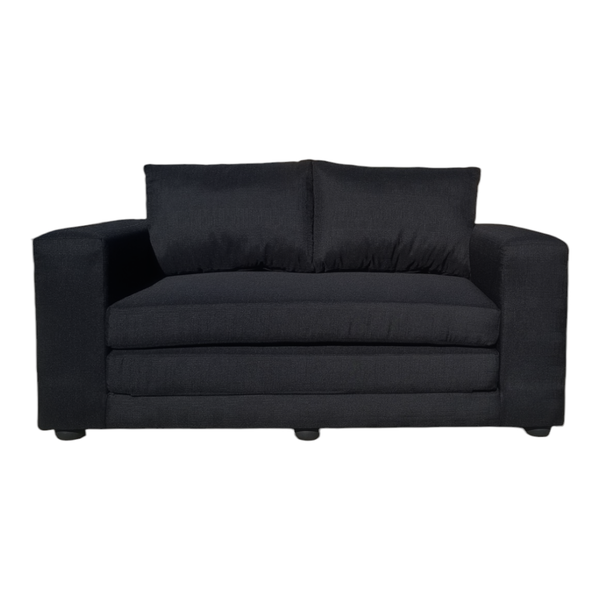 Pull-Out Sleeper 2 Seater Black Col. RS4 Sofa