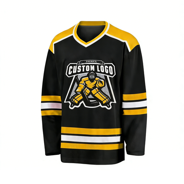 Men Vintage Hockey Jersey, Quick-drying Ice Hockey Uniform, Rugby Uniform