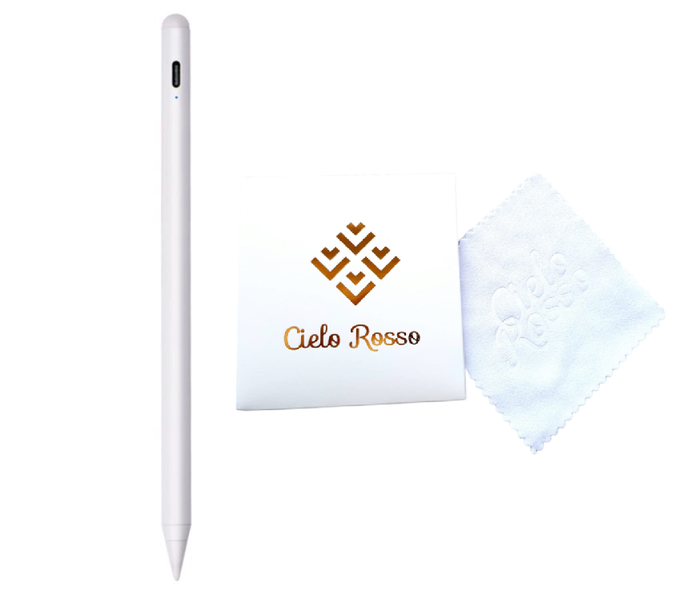 Digital Stylus Pencil for iPad with REAL PALM REJECTION &amp; Cielo Rosso Cloth