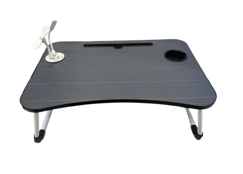MDL - Laptop Stand Desk for Bed &amp; Sofa With USB Port Mini-fan And Light
