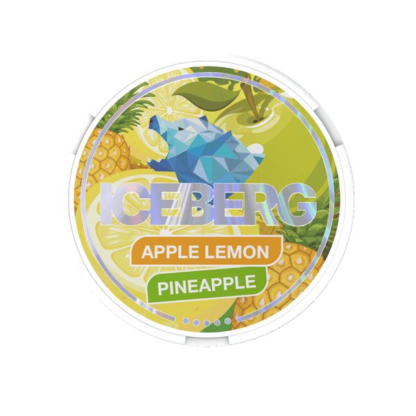 Iceberg Apple Lemon Pineapple 50mg Nicotine Pouches - Crisp, Tropical