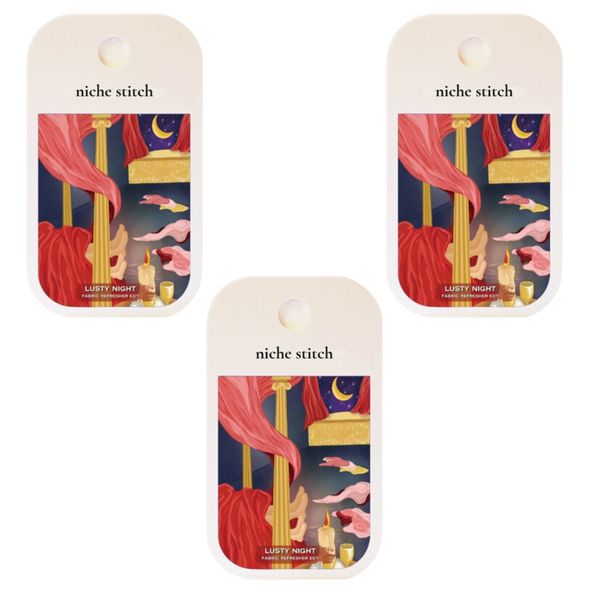 Niche Stitch - Pocket (Fabric Fragrance) Lusty Night (42ml) Pack of 3