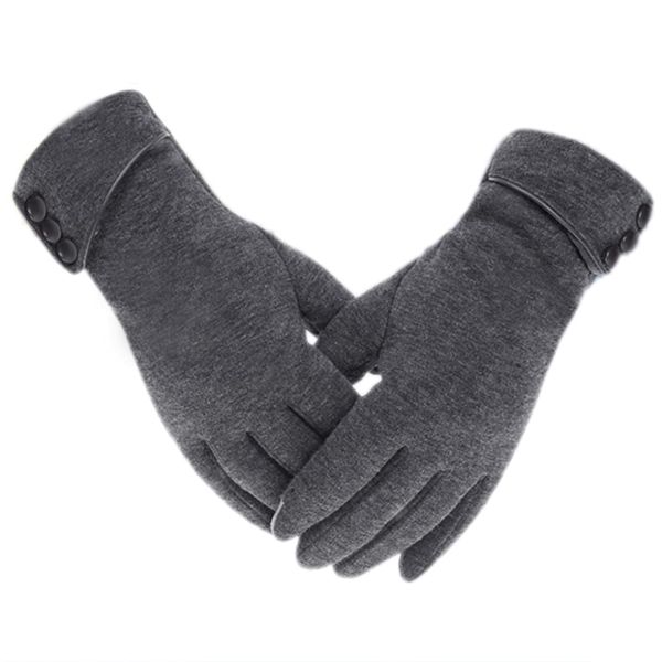 Warm Winter Gloves Soft Fleece Windproof Touch Screen for Ladies Daily Wear