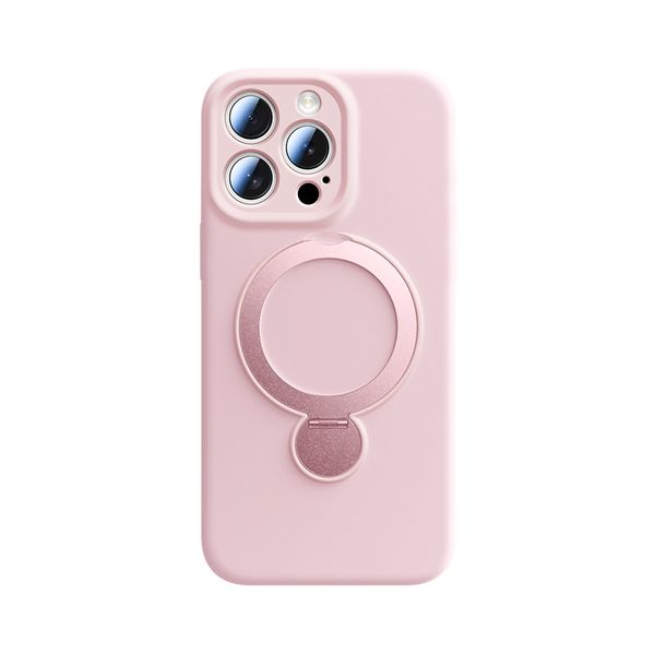 Phone Case Compatible with iPhone 17 360 Rotating Bracket Silicone
