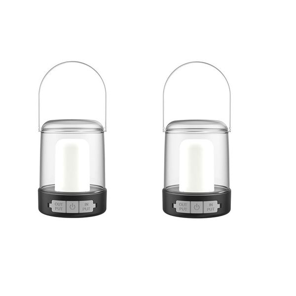 Rechargeable Outdoor Hanging Camping Lamp BA-665 - 2 Pack