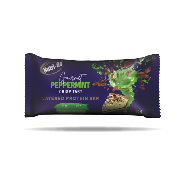 Nutri-Go Layered Protein Bar - Peppermint Crisp Tart 60g