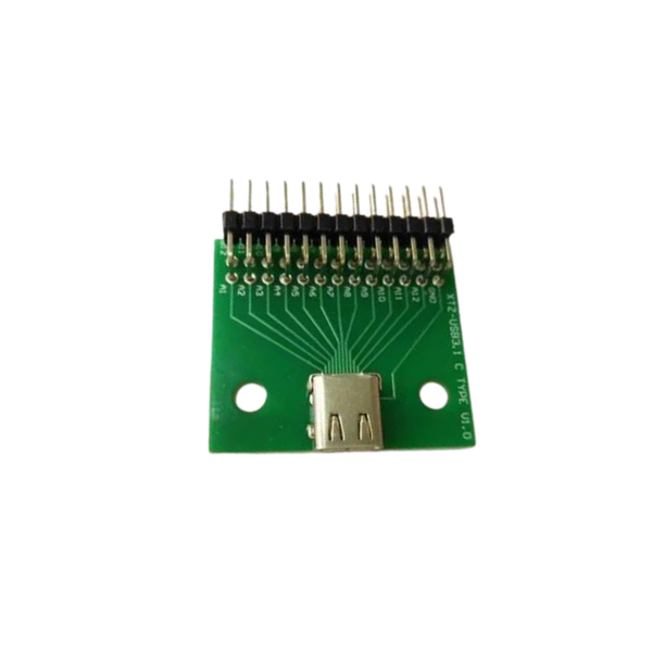 HKD USB Type-C Breakout Board - 24-Pin, Double-Sided