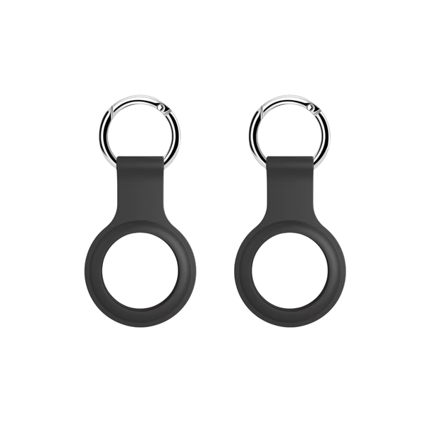 Silicone Protective Compatible with AirTag Keyring Cover - 2 Pack