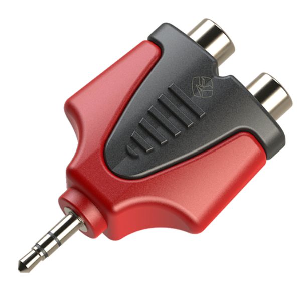 Roxtone - Moulded Adapter 3.5mm Stereo Male - 2 x RCA Female