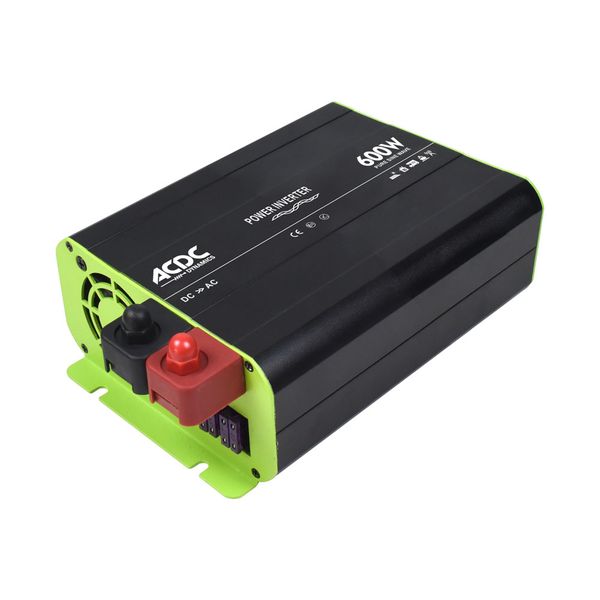 ACDC - 600W Pure Sine Wave Inverter 12VDC To 230VAC C/W Charger