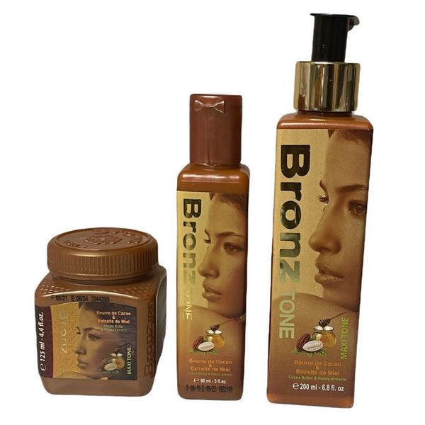Bronz Tone Maxi Tone Skincare Set- Fade Spot Milk, Serum &amp; Cream