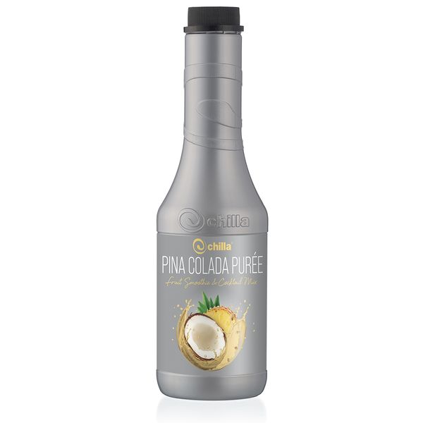 Chilla Pina Colada Smoothie 1lt - Smooth, Creamy, Tropical Flavor, Dessert