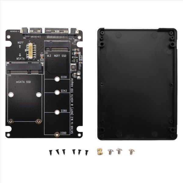 Ngff To Sata Serial Adapter Msata To Sata3.0 Dual Purpose 2-In-1 Sub