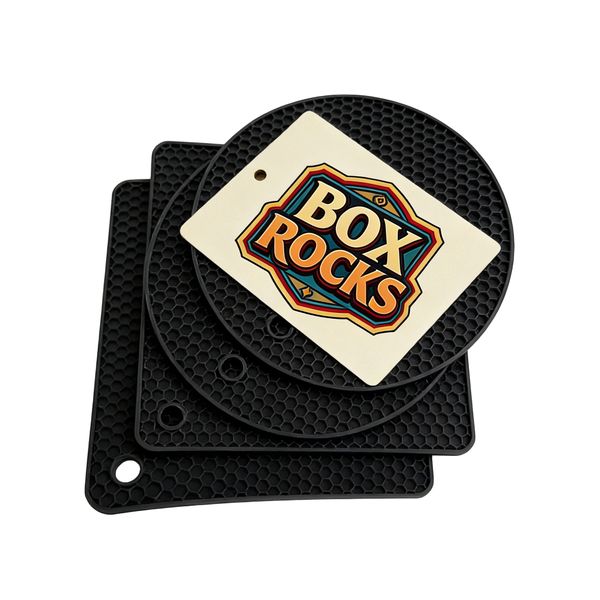 Extra Thick Silicone Trivet Mat Heat Resistant