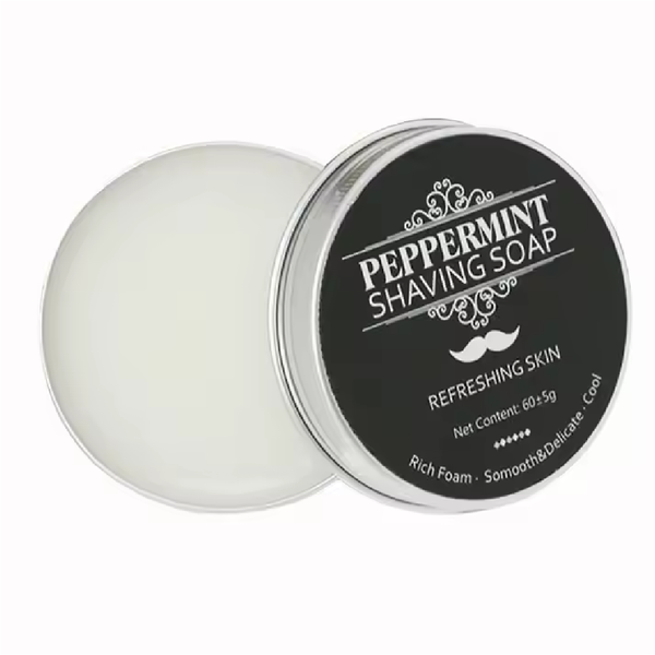 Men's Shave Bar 5g - Coconut Oil &amp; Peppermint Beard Grooming Soap