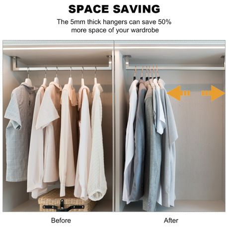 Velvet Non-Slip Space-Saving Hangers (25, 50, or 100-Pack)