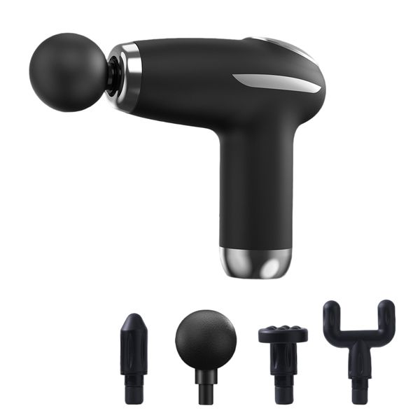Black Massage Gun, Deep Tissue Percussion Muscle Massager