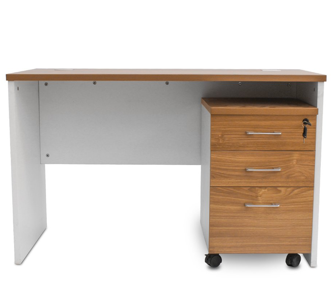 White/Oak Brown Office desk